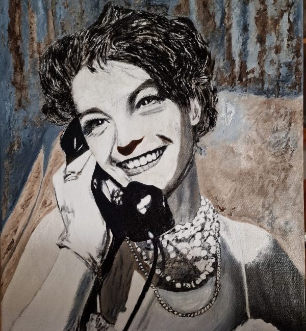 Blasco - Romy Schneider Óleo sobre tela 33 x 41 Julio 2024