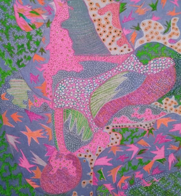 Liliana - Espejismo Caleidoscópico 21 x 29 cm dibujo,birome de gel sobre papel 2024