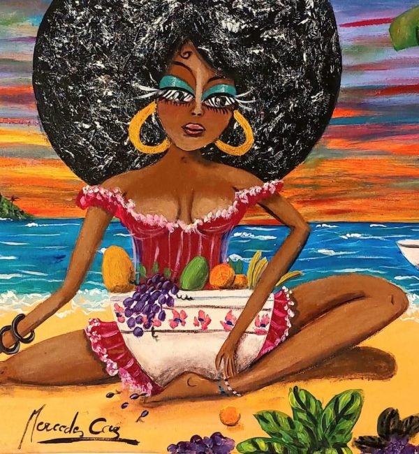 martinique - acrilico sobre lienzo 40x70 - 90€